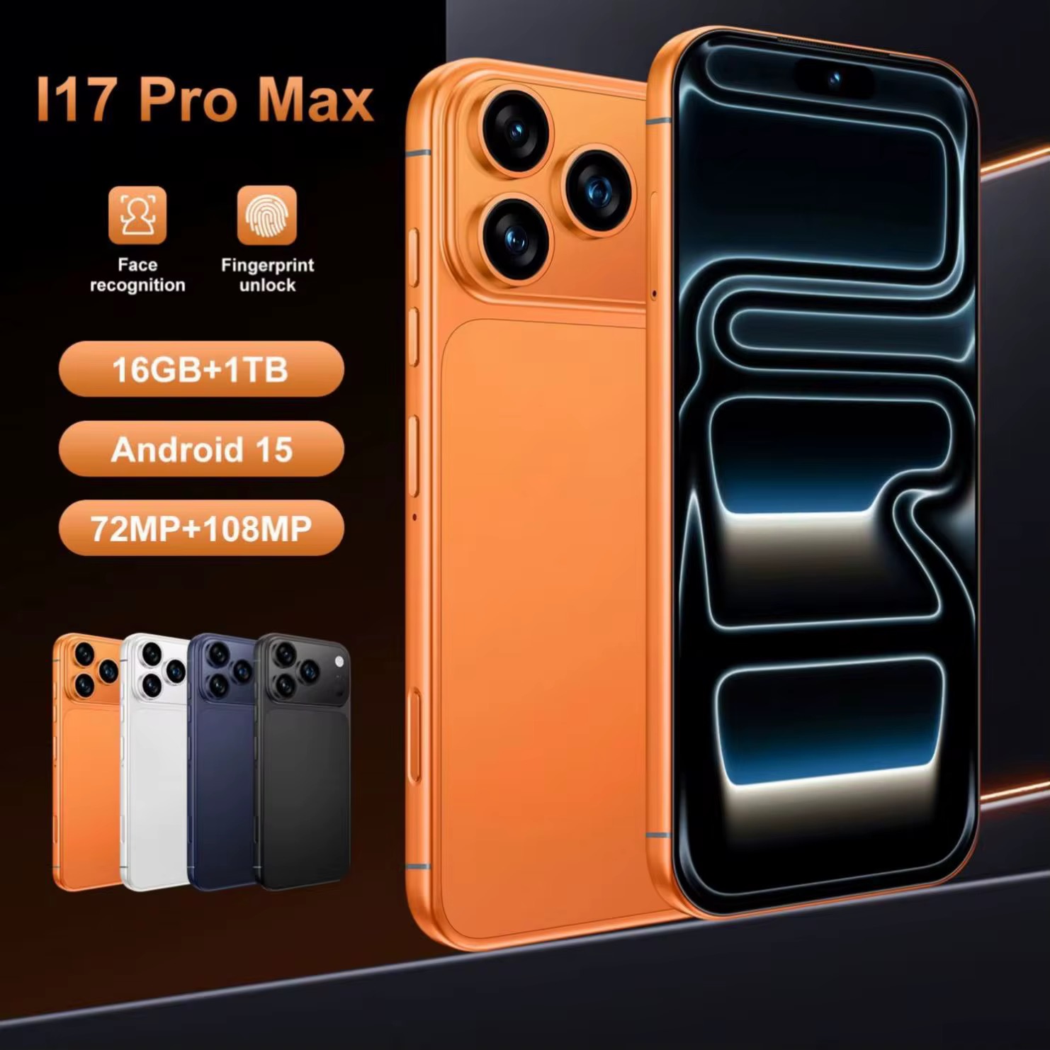 All four i17 Pro Max colors